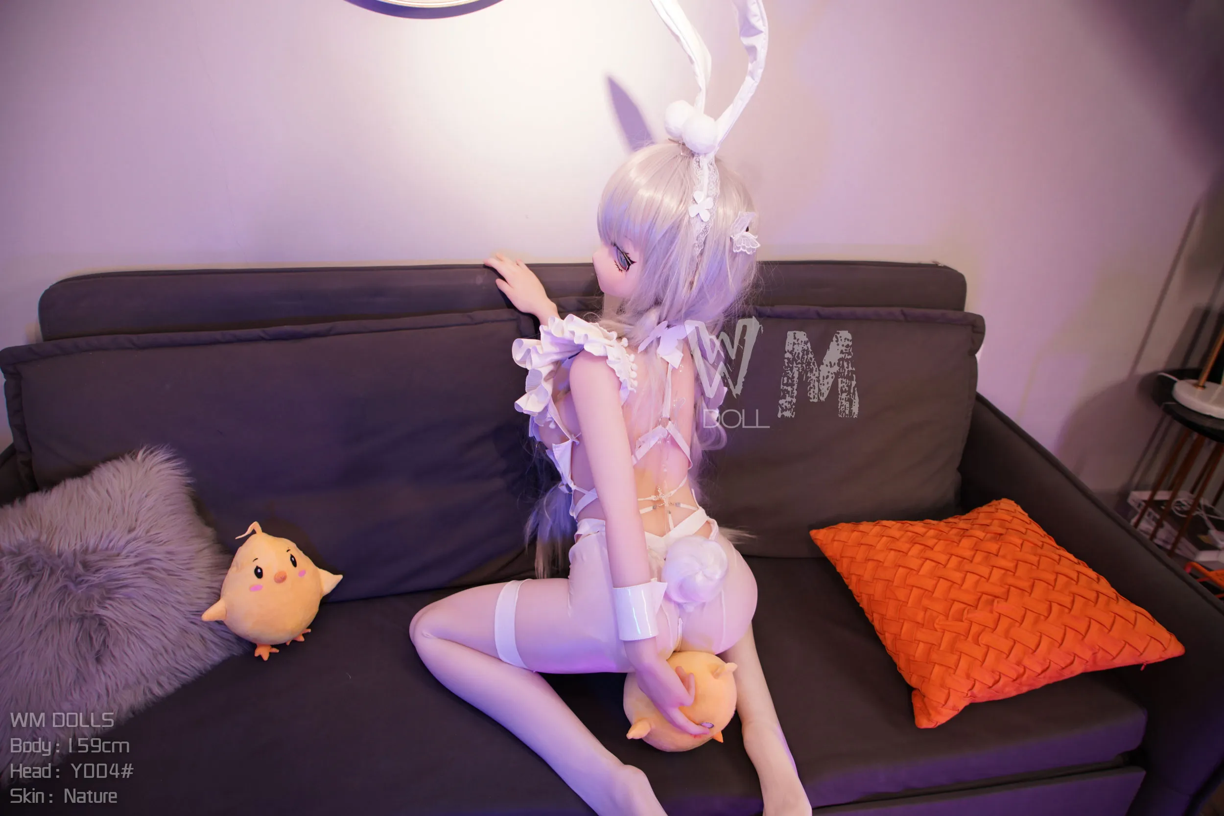 159cm (5ft3) คัพ H ตุ๊กตายางอนิเมะเสมือนจริง หัว PVC + ตัว S-TPE ตุ๊กตายาง หัว #Y004